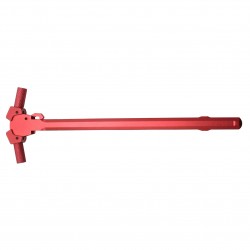 AR-10/LR-308 Ambidextrous Tactical Charging Handle - Red 